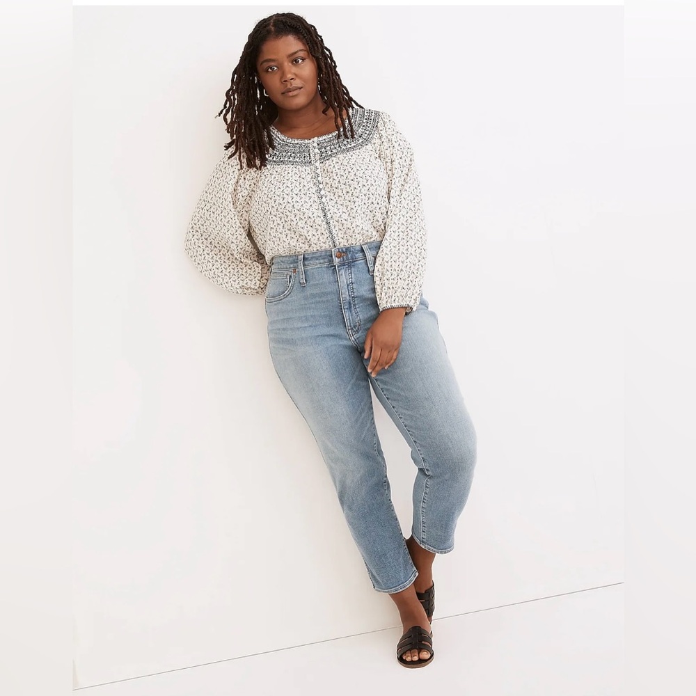 MADEWELL Curvy Stovepipe Jean in Euclid Wash | 31P